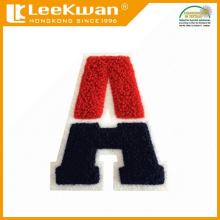 custom uniform chenille patches/APR chenille letters/school letterman chenille patches