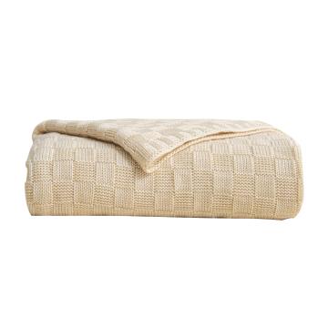 100% Natural Bamboo Fiber Lightweight Knitted Throw Blankets for Bed: Cozy and Luxurious Bedding Essentials