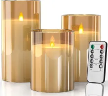 LED Electronic Smokeless Candle for Holiday Decoration