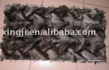 Silver Blue Fox Scrap Plate