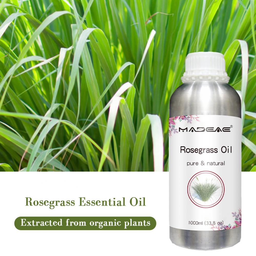 Natural Rosegrass Palmarosa Essential Oil for Aromatherapy