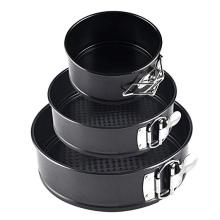 3 Pcs/Set Non-Stick Leakproof Round Springform Cake Pan