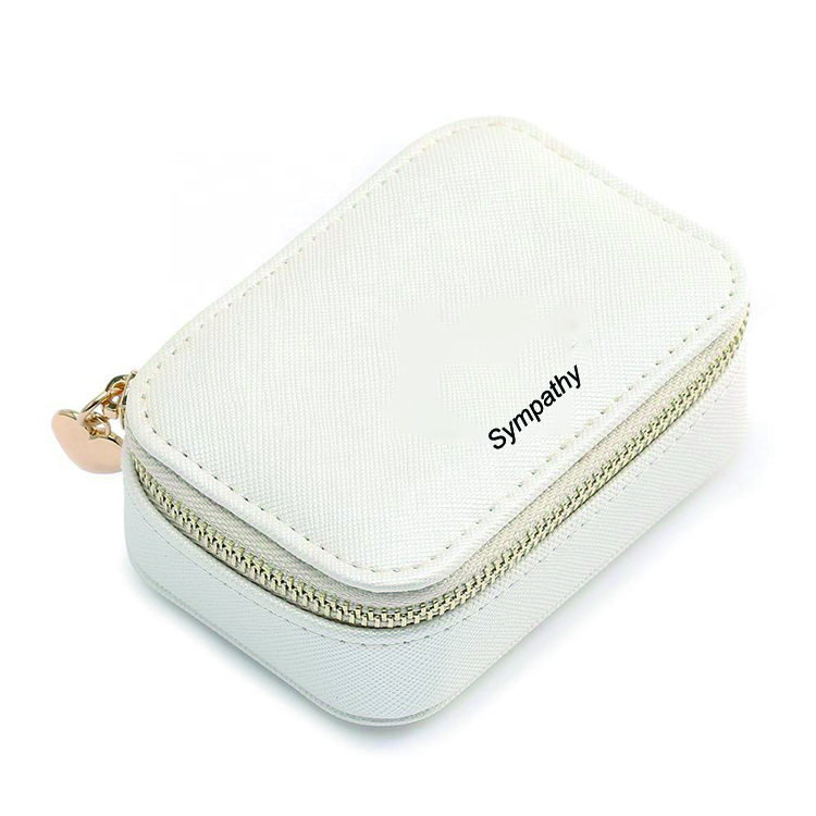 Popular korean mini portable make up pouch pu leather cosmetic bag travel makeup bag