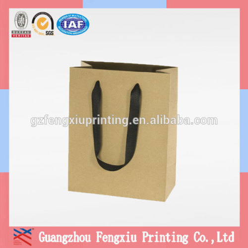 Wholesale 80% Recycled Euro Style Brown Kraft Paper Shopping Bag