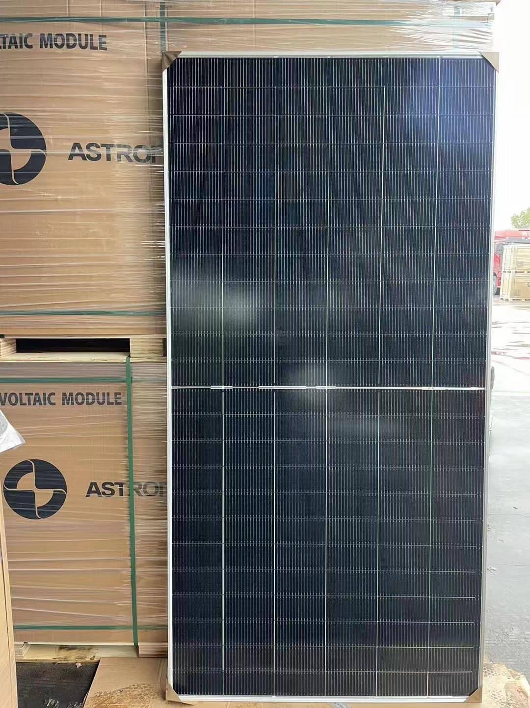 Astronergy 580w To 595w N Type Topcon Bifacial Solar Panels For Solar ...