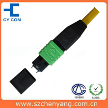 MPO APC 2 - 24 Cores Fiber Optic Connector Ceramic Ferrule