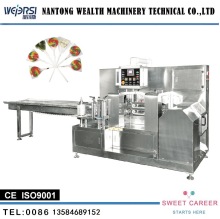 Wealth Flat Lollipop Bag Wrapping Machine