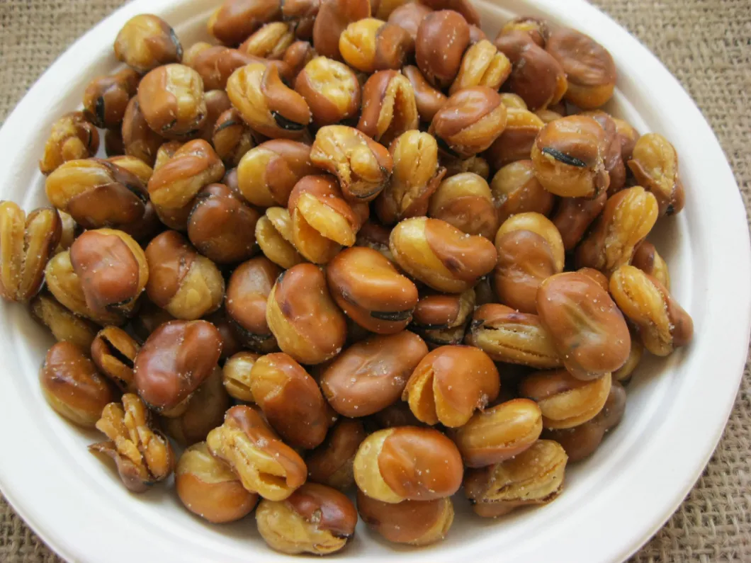 Fried and Salted Broad Beans with Crisp Taste