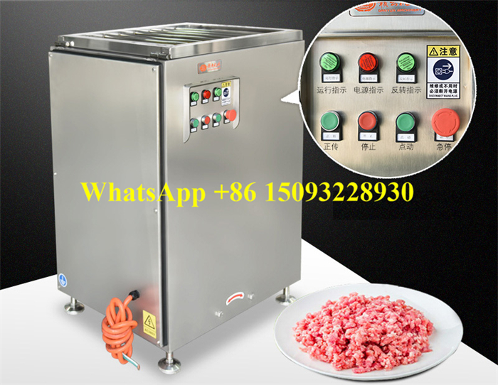 Stainless Steel Electric  Frozen butter Meat Crusher Cutter Fresh Fish Frozen Meat Mincer Meat Chopper With Low Price