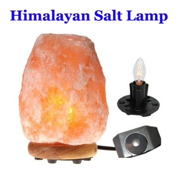 Logo Printed Carved Natural Crystal Himalayan Rock Salt Lamps