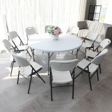 Wholesale 6ft Round Folding Tables for Weddings, Dinners, and Events