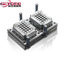 CNC Machined P20 Material Injection Mold for Plastic Crates (ABS/PVC/PP)