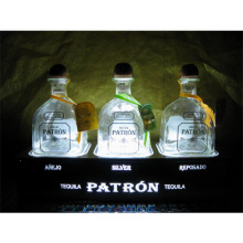 LED Illuminated Bottle Display Stand for 3 Patron Tequila Bottles