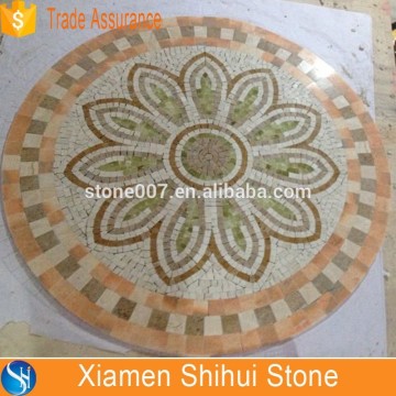 round mosaic table