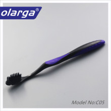 Traditonal Black/blue color bamboo charcoal toothbrush