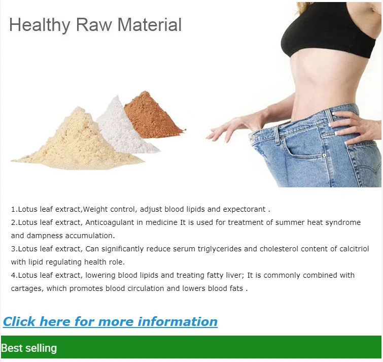 Factory Supply Lotus Leaf Extract P. E. Alkaloids 2% Supplement Slimming Products