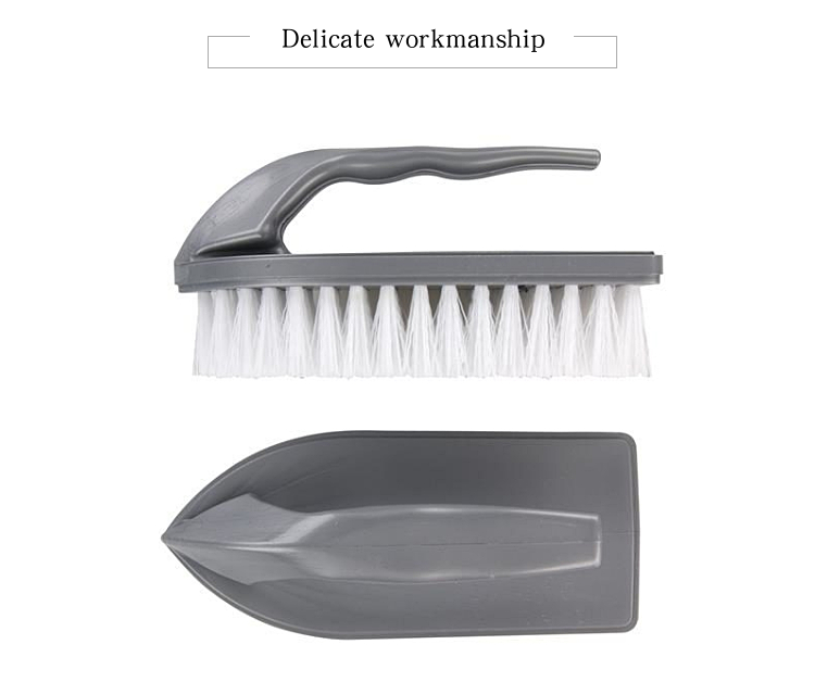 heavy duty handle kitchen bathroom toilet wash cleaning tool iron scrub brush