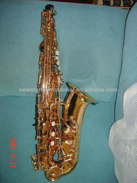 gold lacquer Eb Saxophone imitating 82Z HSL-1002