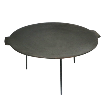 Cast Iron BBQ Griddle Plate Hot Pan