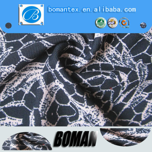 hot sale for women jackets have good quality polyester fabric print roma fabric