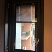 Vlia Aluminum Magnetic Louvres Double Glazing Roller Blind for Windows