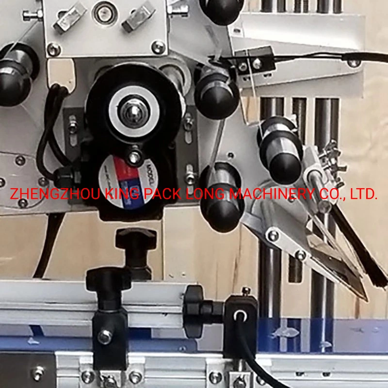 Table Top Automatic Flat Square Box Plane Cosmetic Bottle Labeling Machine with Packaging and Labeling Machine