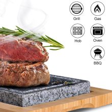 Hot Steak Stone Cooking Set for BBQ/Barbecue/Hibachi/Grill