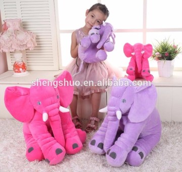 Popular plush elephant pillow baby