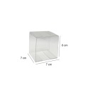 Dostosowane logo Cube Gift Clear Plastikowy PCV