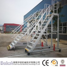 Movable Industrial Adjustable Aluminium Ladders with Handrail