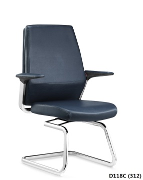 Stylish leather reception chair