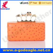 Custom fashion skull bling party bags purses U0008-003