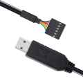 Högkvalitativ USB till 6pin TTL seriell kabel