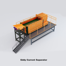 Eddy Current Separator for Non-Ferrous Metal Separation - Aluminum Separator Machine & Magnetic Separator for Waste Separation