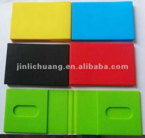 promotional silicone id card wallet