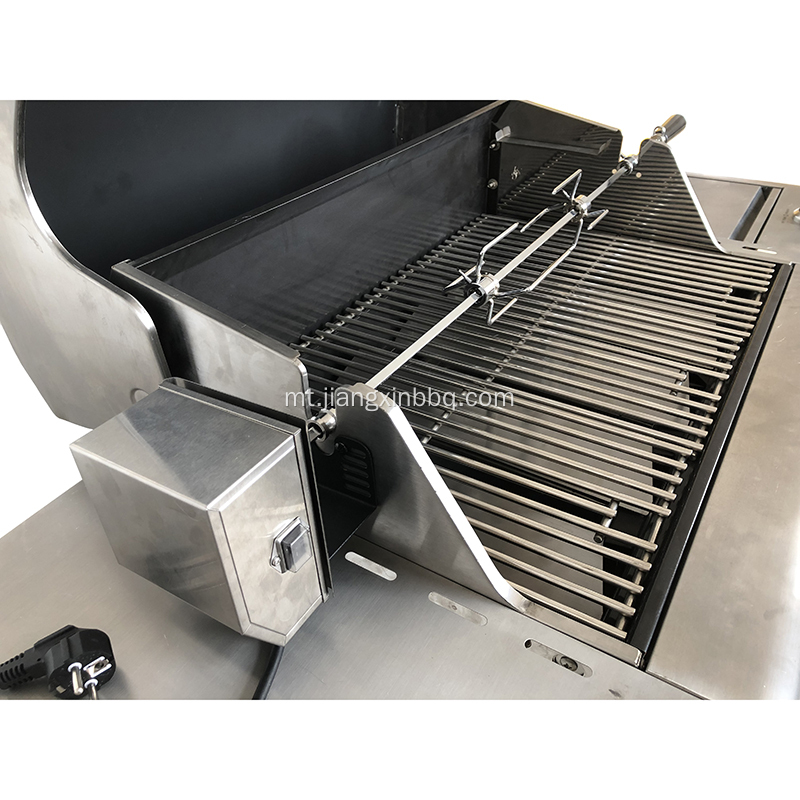 Spit Elettriku Stainless Steel Deluxe BBQ Rotisserie