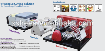 Custom waterproof sticker printing machine