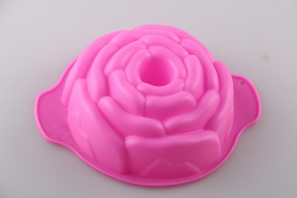 Moule en silicone en forme de fleur de rose