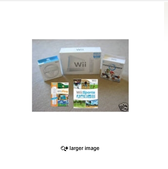 Nintendo Wii System + Wii Fit + Mario Kart + Wii MUSIC