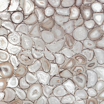 Gem Stone Slabs, Customized Sizes and Materials