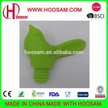 Fashion Design FDA Food Grade Oxygenating Wine Pourer silicone bottle pourer