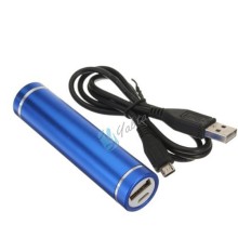 USB Devices External Battery 2600mah Cylinder Lipstick Power Case