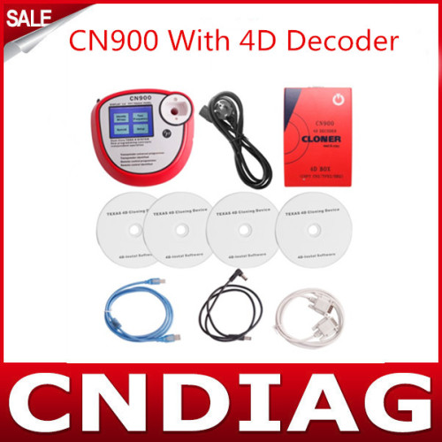 Original Cn900 Key Programmer with Cn900 4D Decoder Update Online