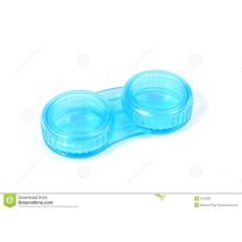 Blue contact len plastic housing