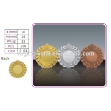 Your logo design blank metal medal emblems, medallion for military award