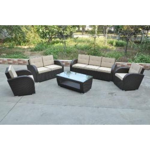 Modern Aluminium PE Rattan Sofe Set Furniture