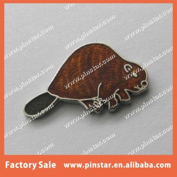 Factry Wholesales Cute Beaver Animal Lapel Pin Badge