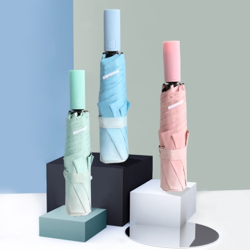 Super Waterproof Mini 3Fold Girl Gift UV Travel Umbrella