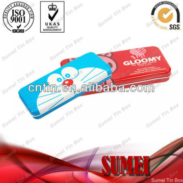 Rectangle pencil tin can