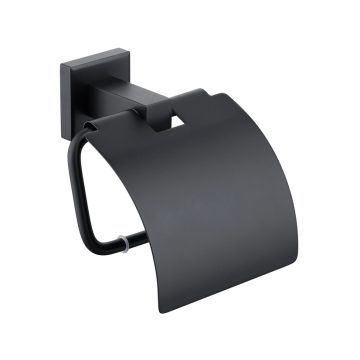 Matte Black Bathroom Tissue Holder